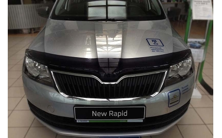 Дефлектор капота Skoda Rapid