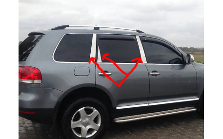 Хром накладки Volkswagen Touareg