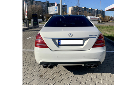 Насадки на глушитель Mercedes S-class W221