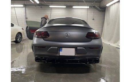 Накладка задняя Mercedes C-class W205 Coupe 2014-2019