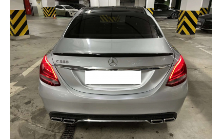 Накладка задняя Mercedes С-class W205 Sedan 2014-2019