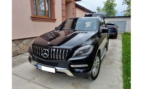 Решетка радиатора Mercedes ML-class W166