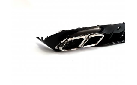 Накладка задняя Mercedes C-class W205 Coupe 2019-2021