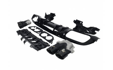 Накладка задняя Mercedes C-class W205 Coupe 2019-2021