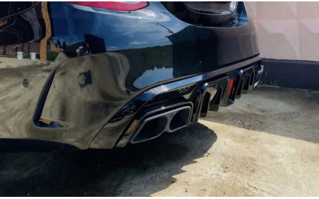 Накладка задняя Mercedes C-class W205 Sedan 2014-2019