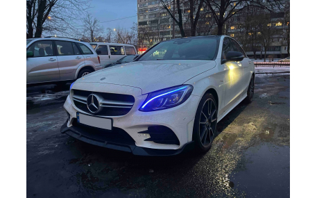 Накладка передняя Mercedes C-class W205 2019-2021