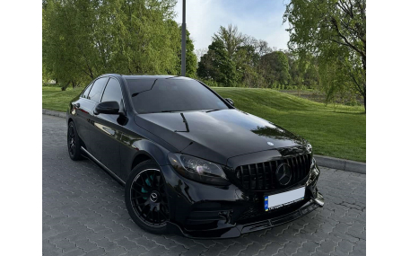 Накладка передняя Mercedes C-class W205 2019-2021