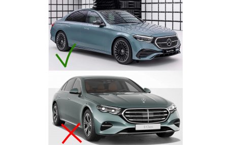 Решетка радиатора Mercedes E-class W214