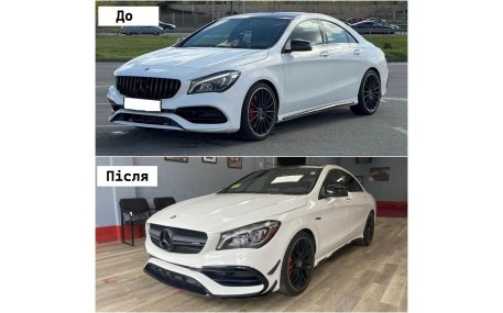 Накладка передняя Mercedes CLA-class W117 2017-2019