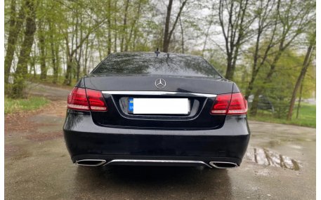 Накладка задняя Mercedes E-class W212 2013-2016