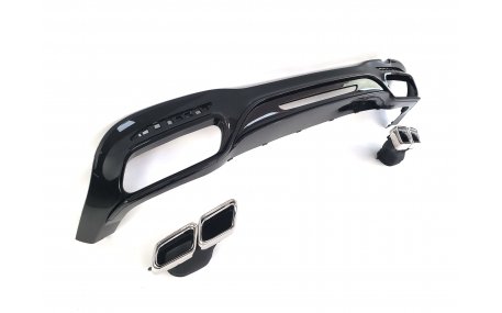 Накладка задняя Mercedes S-сlass W222 2017-2020