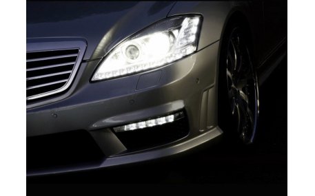 Дневные ходовые огни Mercedes S-class W221