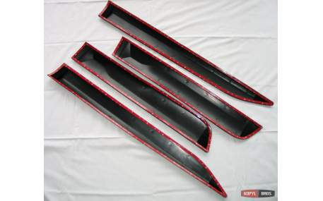 Молдинги дверей Toyota Hilux