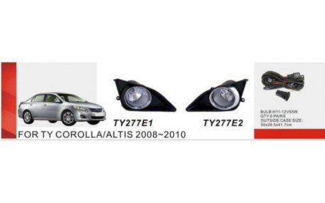 Противотуманки Toyota Corolla