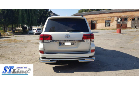 Защита задняя Toyota Land Cruiser 200