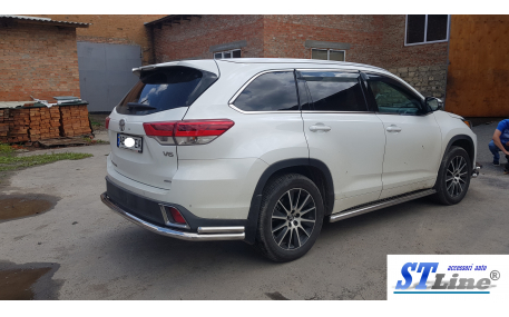 Защита задняя Toyota Highlander