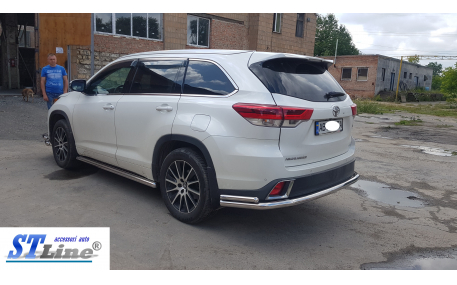 Защита задняя Toyota Highlander