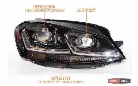 Фары передние Volkswagen Golf 7 2012-2017