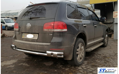 Защита задняя Mitsubishi Outlander