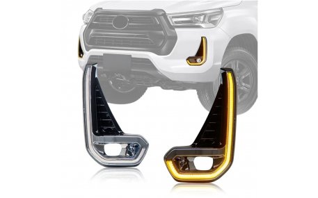 Дневные ходовые огни Toyota Hilux 2021-2024