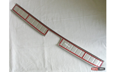 Накладка на задний бампер Lexus RX