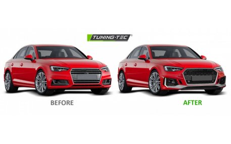 Бампер передний Audi A4 B9 2016-2019