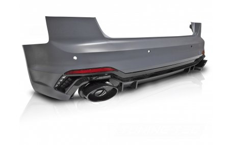 Бампер задний Audi A4 B9 2016-2019