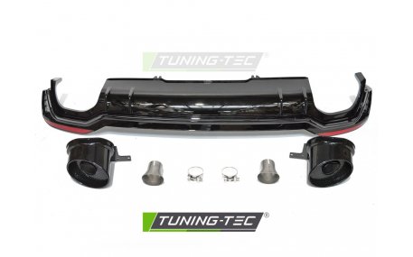 Бампер задний Audi A4 B9 2016-2019