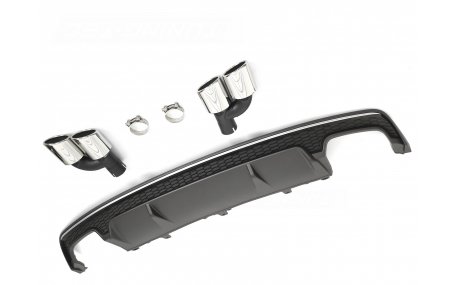 Накладка задняя Audi A7 2014-2018