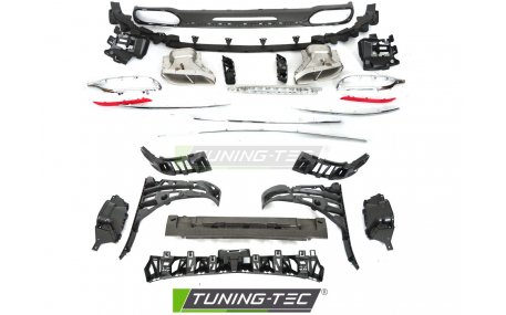 Бампер задний Mercedes S-class W222 2018-2020