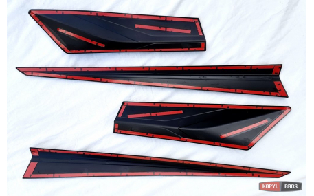 Молдинги дверей Lexus NX