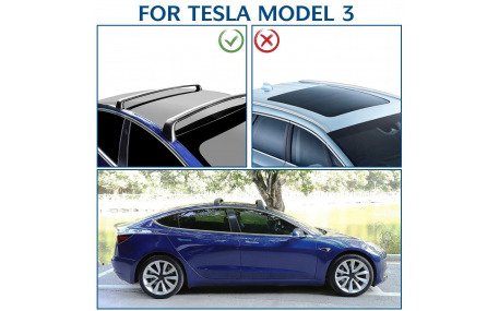 Багажник на крышу Tesla Model 3