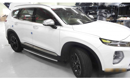Подножки Hyundai Santa Fe
