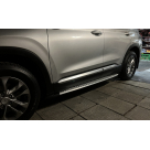 Подножки Hyundai Santa Fe