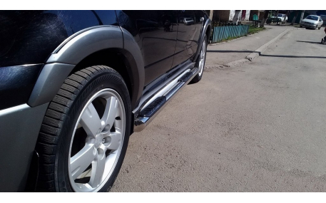 Защита задняя Mitsubishi Outlander