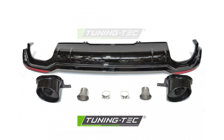 Бампер задний Audi A4 B9 2016-2019