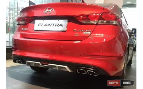 Накладка задняя Hyundai Elantra AD